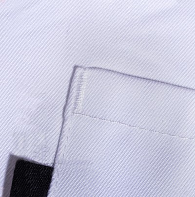 SKKI002 CHKOUT-8131X2 order breathable and comfortable chef's clothes, sample order chef's clothes, multi-color order chef's uniform chef's clothes, garment factory side view